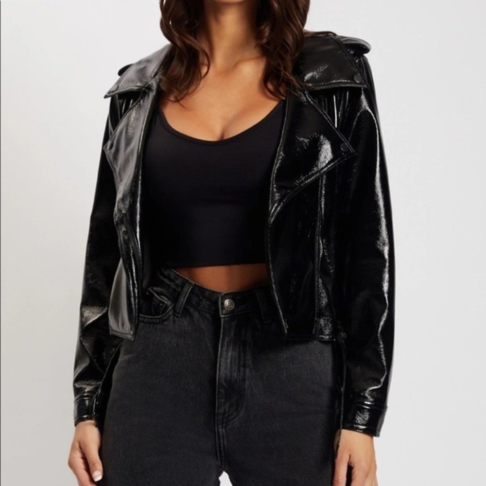 𝙼𝚎𝚜𝚑𝚔𝚒 • Isobel Faux Leather Biker Jacket NWT